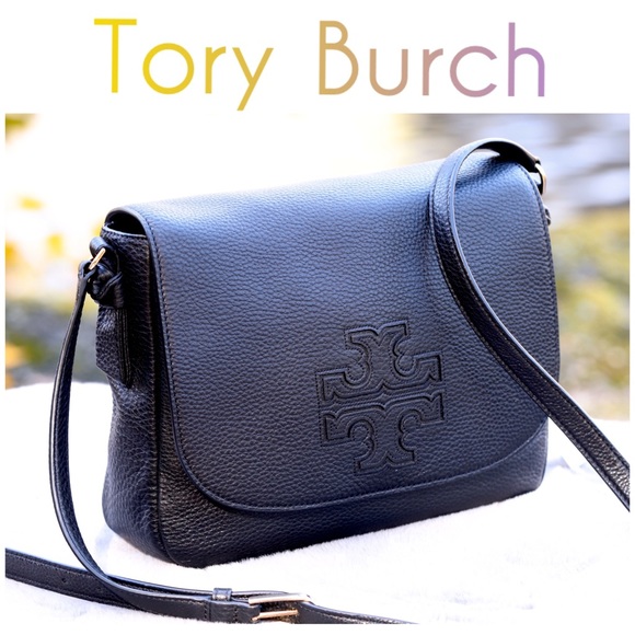 Tory Burch Handbags - • ON HOLD• Tory Burch Harper Black Messenger Bag
